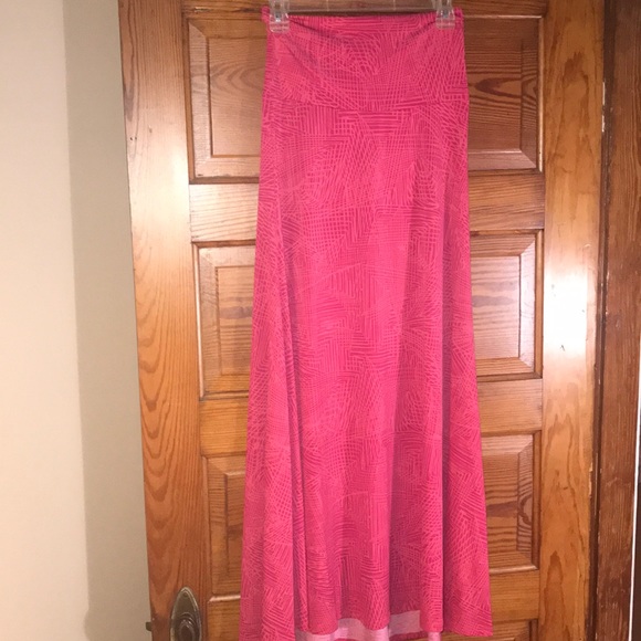 LuLaRoe Dresses & Skirts - LuLaRoe Maxi Skirt Pink XS